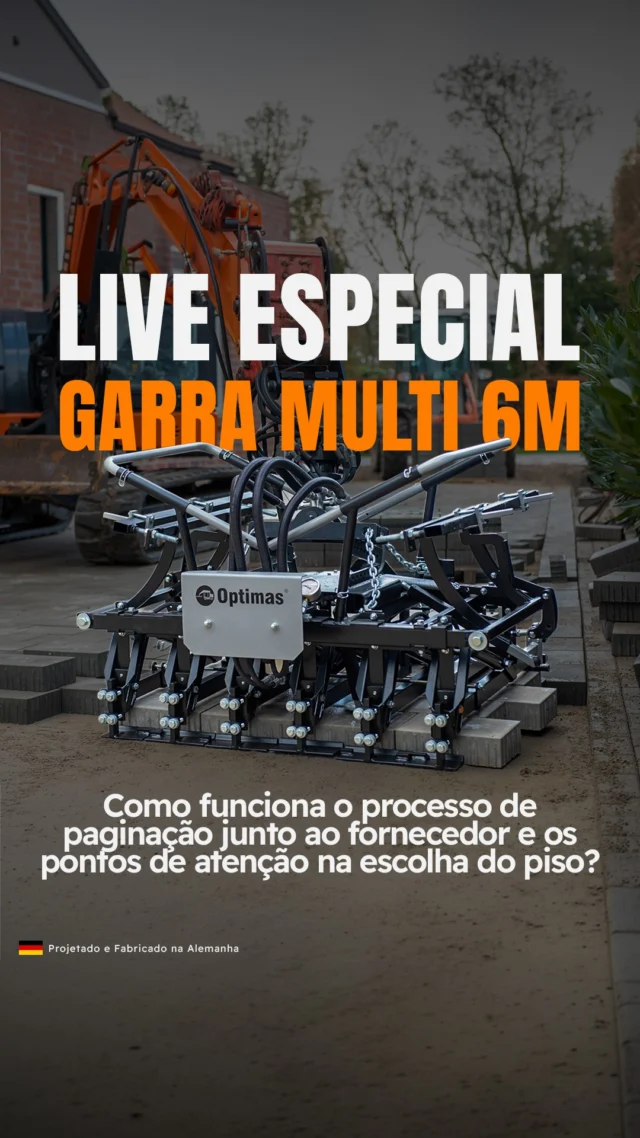 Vai mecanizar sua pavimentação? Escolha o piso certo!

Neste corte da Live Especial, explicamos como a parceria com seu fornecedor de pavers é fundamental para garantir a máxima produtividade com a Garra Multi 6M da Optimas. Porque um piso de qualidade faz toda a diferença!

O que você precisa saber:
✅ Paginação no pallet – Receba o piso já pronto para a garra, sem retrabalho manual que anula a produtividade.
✅ Uniformidade de medidas – Pedras com dimensões precisas garantem que a garra segure todas com firmeza.
✅ Resistência mínima de 28 MPA – Pisos fracos quebram no manuseio da garra e no uso posterior.
✅ Espessuras padrão – H6, H8 ou H10 para máxima compatibilidade.

Aqui na Optimas, nosso trabalho não termina na venda. Nós te ajudamos a encontrar o setup perfeito – incluindo o fornecedor de pavers ideal – para garantir a máxima produtividade na sua obra! 🚀

Ficou com alguma dúvida sobre como escolher o piso certo para seu projeto mecanizado? Deixa aqui nos comentários! 👇

#Optimas #GarraMulti6M #Pavimentação #ConstruçãoCivil #Intertravado #EngenhariaCivil #MecanizaçãoInteligente #Produtividade #LiveEspecial #PavimentaçãoMecanizada