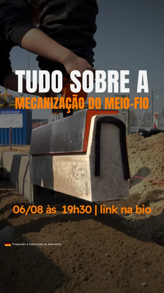 A mecanização da instalação de guias de meio-fio pode transformar a produtividade, a segurança e a qualidade da sua obra. E é exatamente sobre isso que vamos falar na nossa próxima live!

📅 Quinta-feira
🕢 19h30

Você vai conhecer as soluções da Optimas para instalação de guias de meio-fio, incluindo garras manuais, mecânicas e hidráulicas, entender suas aplicações e conferir os equipamentos que estarão na Concrete Show 2026.

Se você atua com pavimentação, essa é uma oportunidade para tirar dúvidas e descobrir como levar mais eficiência para as suas obras.

Esperamos você!

#OptimasBrasil #Pavimentação #MeioFio #ConstruçãoCivil #ConcreteShow2026 #Produtividade #Inovação #Engenharia #Infraestrutura