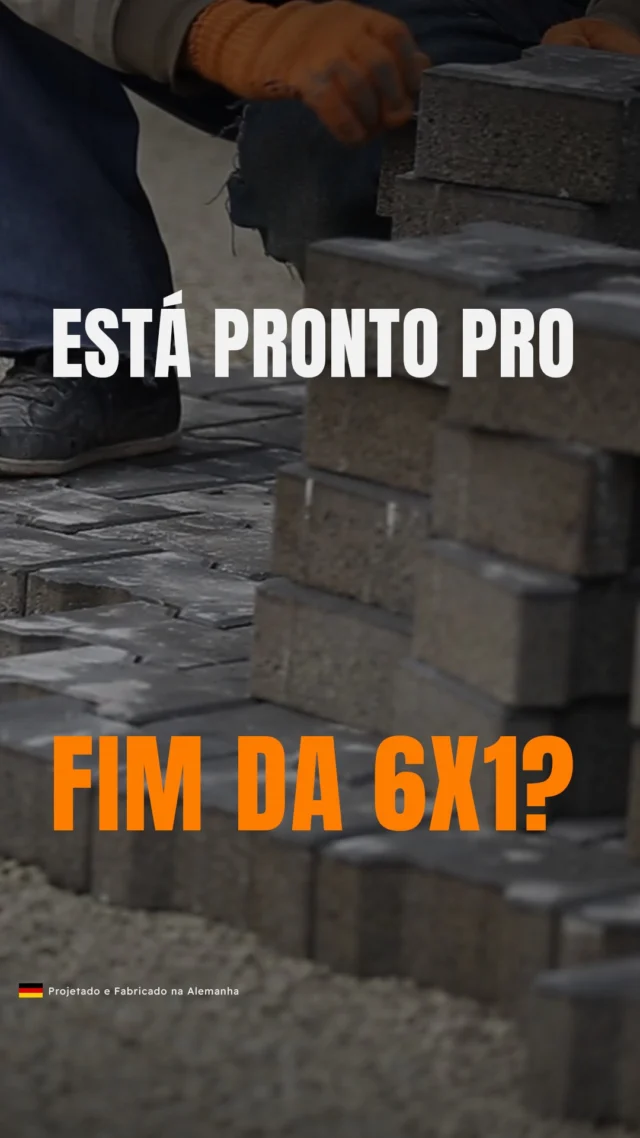 Quem trabalha com pavimentação intertravada já sabe: achar mão de obra pra fazer o assentamento manual tá cada vez mais difícil. Com o fim da escala 6x1 em pauta, essa conta tende a apertar ainda mais.

A Optimas não vende só uma máquina. Vende previsibilidade, mais pedra no chão em menos tempo e uma obra que não depende de uma equipe enorme pra andar. Com menos gente no canteiro, o risco de acidente cai e fica mais fácil entregar no prazo.

Quer começar 2027 mecanizado? Clique no link da bio e fale com um especialista Optimas.